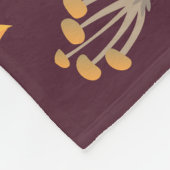 Couverture Polaire Éléments d'automne, arrière - plan sombre, vintage (Coin)