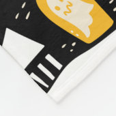Couverture Polaire Eléments de design Halloween. Cliparts d'Halloween (Coin)