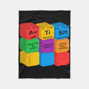 Couverture Polaire Éléments de Sensibilisation sur l'autisme amusants