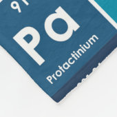 Couverture Polaire Éléments du Motif de table périodique (Coin)