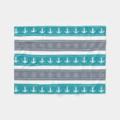 Couverture Polaire Éléments nautiques du bateau Motif (Devant (Horizontal))