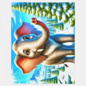 Couverture Polaire Eléphant (Devant)