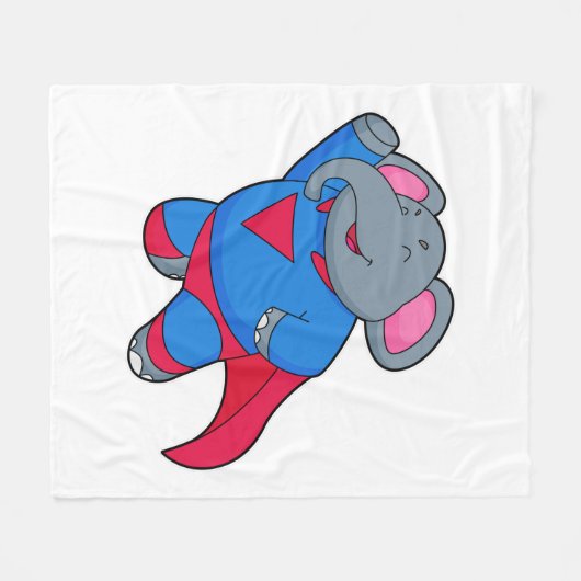Couverture Polaire Elephant (Devant (Horizontal))