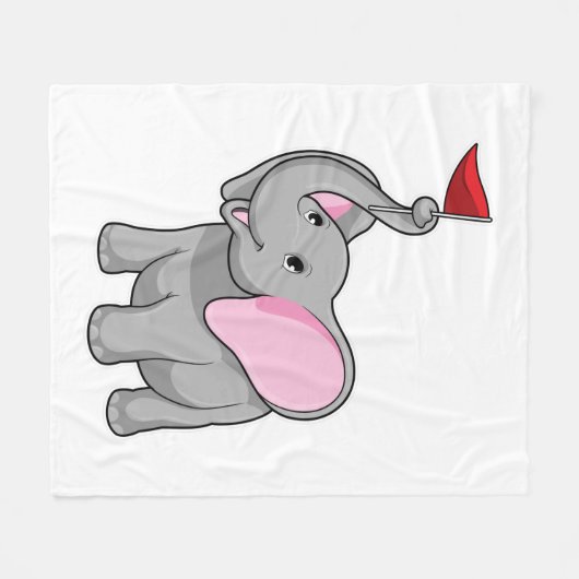 Couverture Polaire Elephant (Devant (Horizontal))