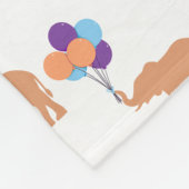 Couverture Polaire Éléphant ballon (Coin)