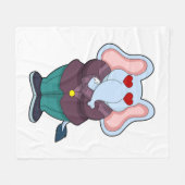 Couverture Polaire Éléphant comme marié avec costume.PNG (Devant (Horizontal))