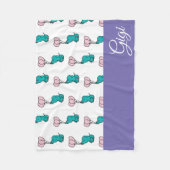 Couverture Polaire Éléphant de bébé (Devant)