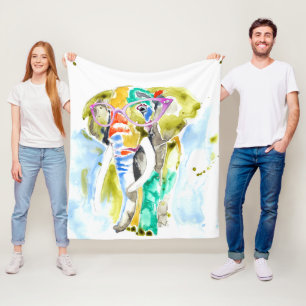 Couverture Polaire Éléphant de Je-sais-tout-Pantalon