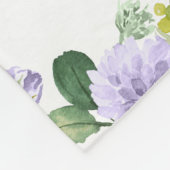 Couverture Polaire Eléphant Fille Avec Lavande Douce Fleur Bébé (Coin)