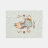 Couverture Polaire Eléphant petite fille (Devant (Horizontal))