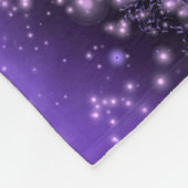 Couverture Polaire Eléphant Rose Violet Neon Marchant La Nuit étoilée (Coin)