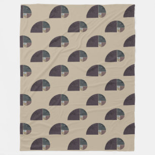 Couverture Polaire Eléphant spiral Fibonacci - Ratio d'or 2