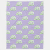 Couverture Polaire Eléphant spiral Fibonacci - Ratio d'or 3 (Devant)