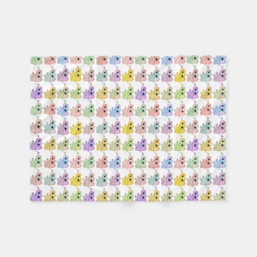 Couverture Polaire Eléphants de bébé (Devant (Horizontal))