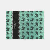 Couverture Polaire Éléphants nommés personnalisés de parties (Devant (Horizontal))