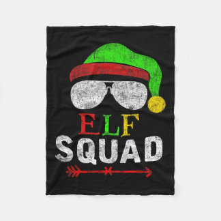 Couverture Polaire Elf Famille de Noël Correspondant Pyjamas Xmas Elf