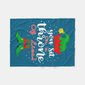 Couverture Polaire Elf Quotes You Sit On A Throne Of Lies ! Christmas (Devant (Horizontal))