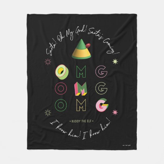 Couverture Polaire Elf the Movie | PÈRE NOËL OMG (Devant)