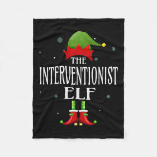 Couverture Polaire Elf Xmas - Groupe de famille de jumelage Intervent