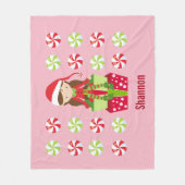 Couverture Polaire Elfe sucré Personnalisé (Devant)