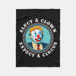 Couverture Polaire Élisez un clown, attendez un cirque T Shirt Anti-t