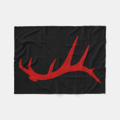 Couverture Polaire Elk Hunting Bull Antler Shed  (Devant (Horizontal))