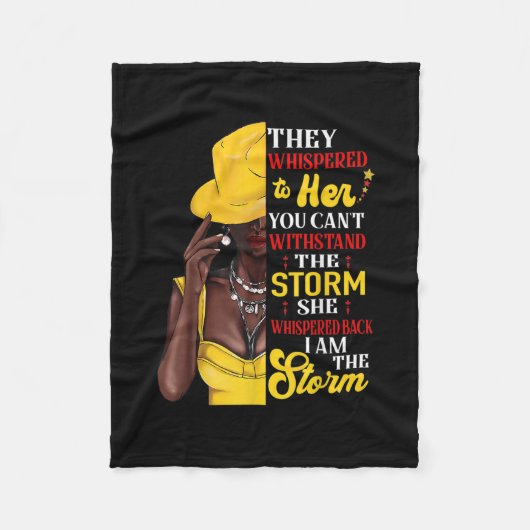 Couverture Polaire Elle A Fait Un Whischot En Retour Je Suis La Tempê (Devant)