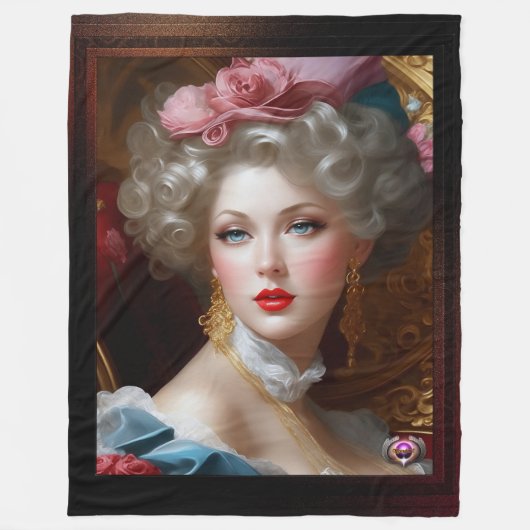 Couverture Polaire Elle cherche l'amour par Xzendor7 (Devant)