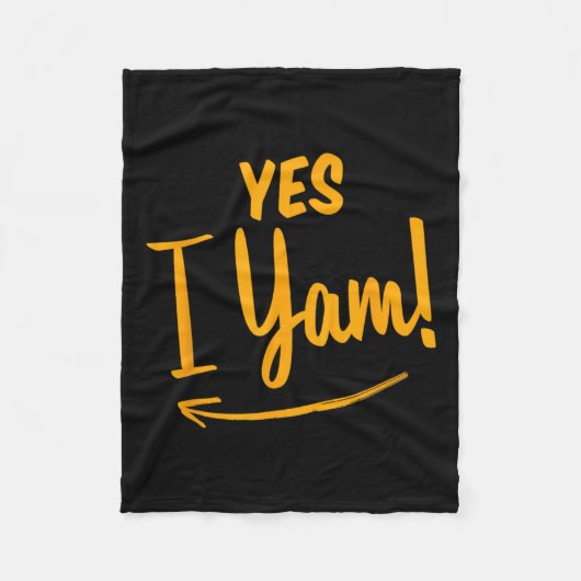 Couverture Polaire Elle est ma pomme de terre douce Je suis en train  (Devant)