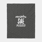 Couverture Polaire Elle Persistait Ultra Femme Grey (Devant)