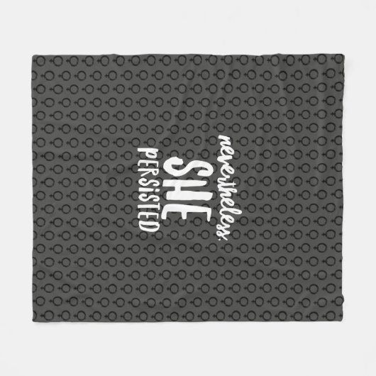 Couverture Polaire Elle Persistait Ultra Femme Grey (Devant (Horizontal))