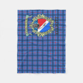 Couverture Polaire Elliott Crest et Tartan 3 (Devant)
