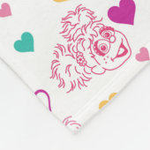 Couverture Polaire Elmo & Abby Cadabby Valentine Hearts Motif (Coin)