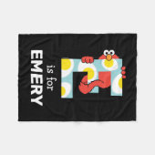Couverture Polaire Elmo Alphabet | E OE (Devant (Horizontal))