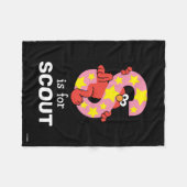 Couverture Polaire Elmo Alphabet | Étoile S (Devant (Horizontal))