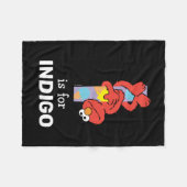 Couverture Polaire Elmo Alphabet | I Crème glacée (Devant (Horizontal))