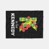 Couverture Polaire Elmo Alphabet | K Kiwi (Devant (Horizontal))