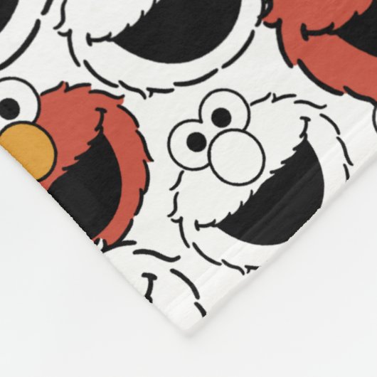 Couverture Polaire Elmo Color Pop Face Pattern (Coin)