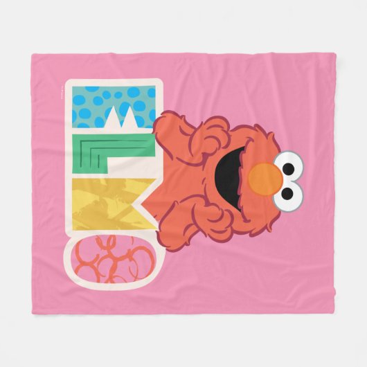Couverture Polaire Elmo Cute & Fun (Devant (Horizontal))
