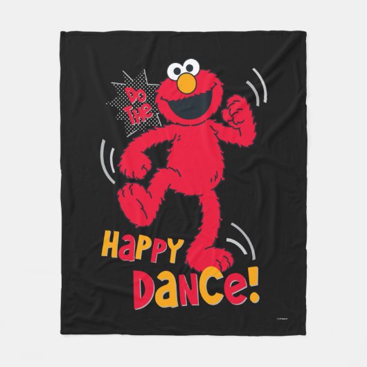 Couverture Polaire Elmo | Faire la joyeuse danse (Devant)