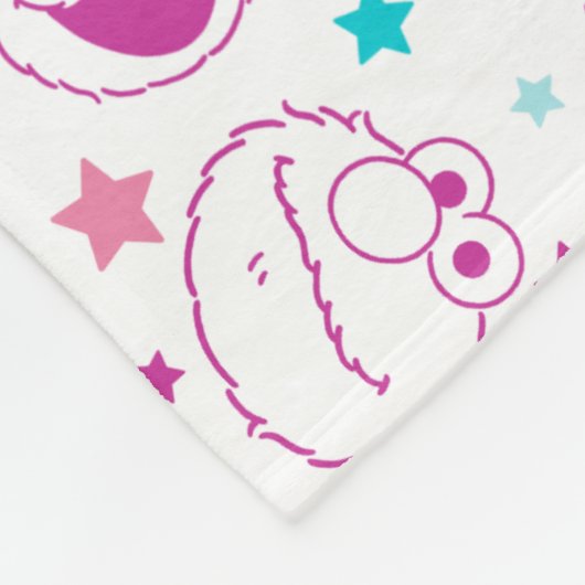Couverture Polaire Elmo | Motif Sweet & Cute Star | Monogramme (Coin)