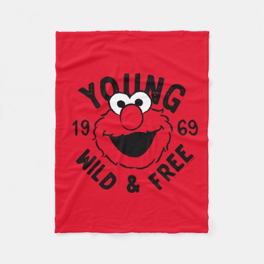 Couverture Polaire Elmo Skate Logo - Young, Wild & Free 1969 (Devant)