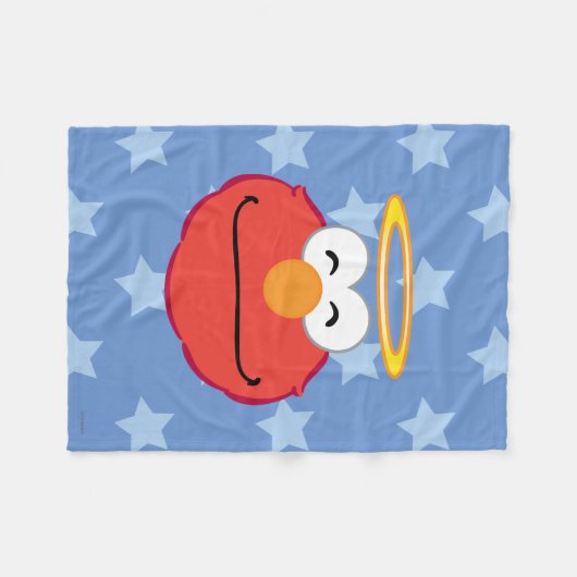 Couverture Polaire Elmo Smiling Face with Halo (Devant (Horizontal))