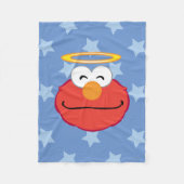 Couverture Polaire Elmo Smiling Face with Halo (Devant)