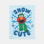 Couverture Polaire Elmo Snow Cute (Devant)