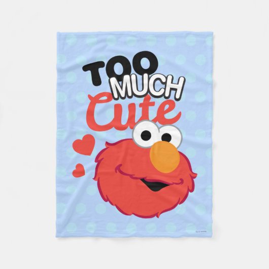 Couverture Polaire Elmo trop mignon (Devant)
