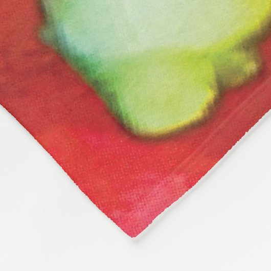 Couverture Polaire Elysium Kaleidoscope Fleece Blanche (Coin)