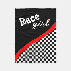 Couverture Polaire Emballage de l'ouatine Checkered Blanet de drapeau