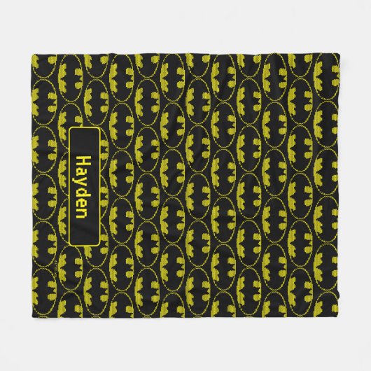 Couverture Polaire Emblème de chauve-souris Lite (Devant (Horizontal))