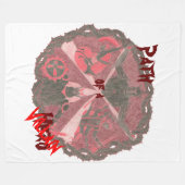 Couverture Polaire Emblème de "Chemin d'un héros" des méchants (avec  (Devant (Horizontal))